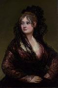 Francisco de Goya Portrait of Dona Isabel de Porcel (mk08) oil painting reproduction